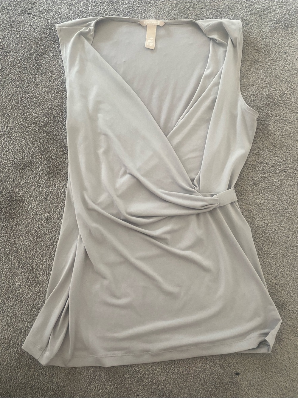 Banana Republic Sleeveless Knit Top in Light Taupe